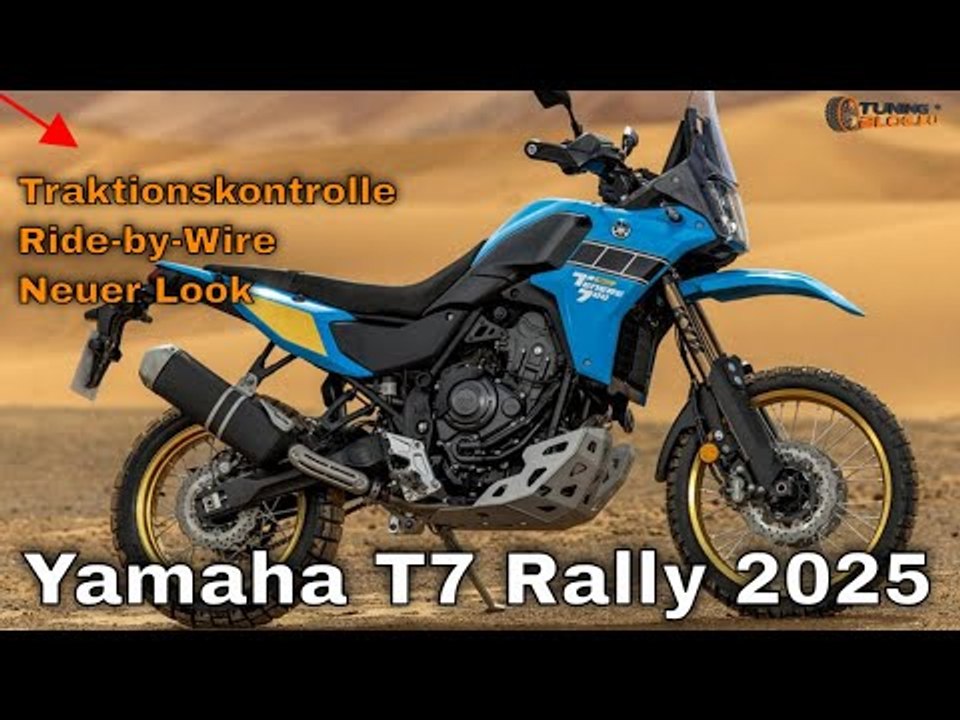 Yamaha T7 Rally 2025: Noch mehr Power für Offroad-Abenteuer!