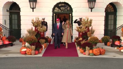 EL VÍDEO de TRUMP celebrando HALOWEEN en la CASA BLANCA que no creerán: miles de MEMES