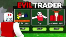 ROBLOX | Surviving 99 Nights But The Pelt Trader is EVIL!
