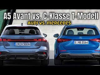 2024 Audi A5 Avant vs. 2021 Mercedes C-Klasse T-Modell: Wer gewinnt?