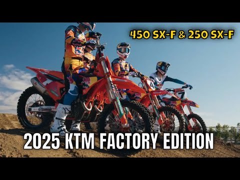 2025 KTM FACTORY EDITION 450 SX-F & 250 SX-F im Fokus
