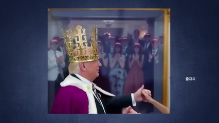 금관 쓴 ‘왕 트럼프'...풍자와 논쟁으로 번진 한미 선물 [앵커리포트] / YTN