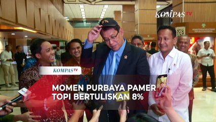 Menkeu Purbaya Pamer Topi 8%: Ini Target Presiden Prabowo, Bukan Target Saya