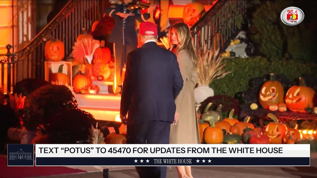First Lady gets spooked! Trump FAILS to grab Melania's hand at White House Halloween party