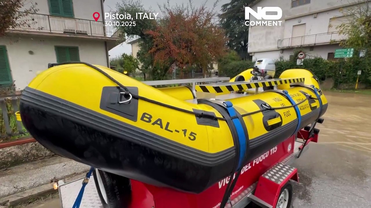 Toscana: chuvas intensas provocam inundações em várias zonas