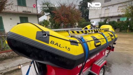 Las lluvias intensas provocan inundaciones en varios puntos de la Toscana