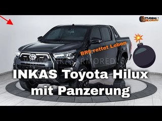 2024 INKAS® Armored Toyota Hilux Pickup: Ultimativer Schutz für jedes Gelände