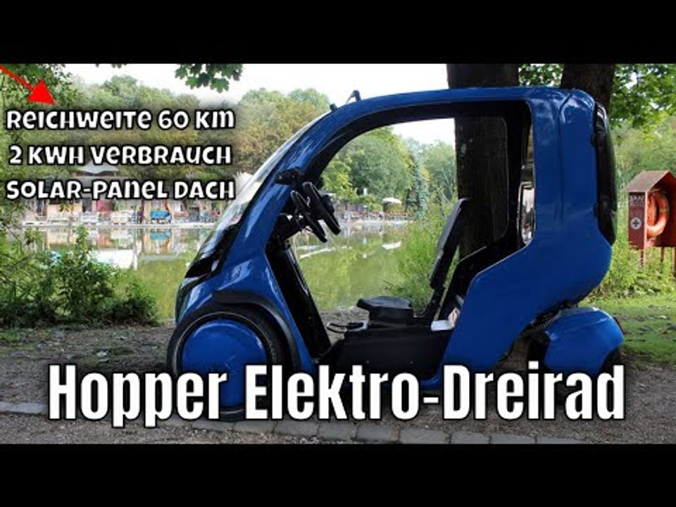 2024 Hopper Elektro-Dreirad: Das perfekte Stadtfahrzeug? | neue Preise für 2025