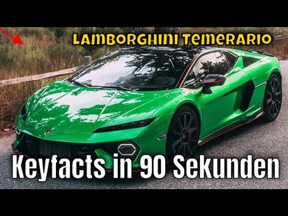 Lamborghini Temerario: Hybrid-Power mit 920 PS | die Keyfacts