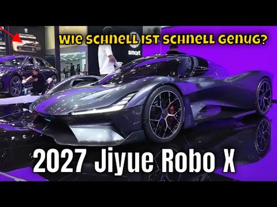 1,9s auf 100 km/h: 2027 E-Supersportler Jiyue Robo X | die bisherigen Fakten