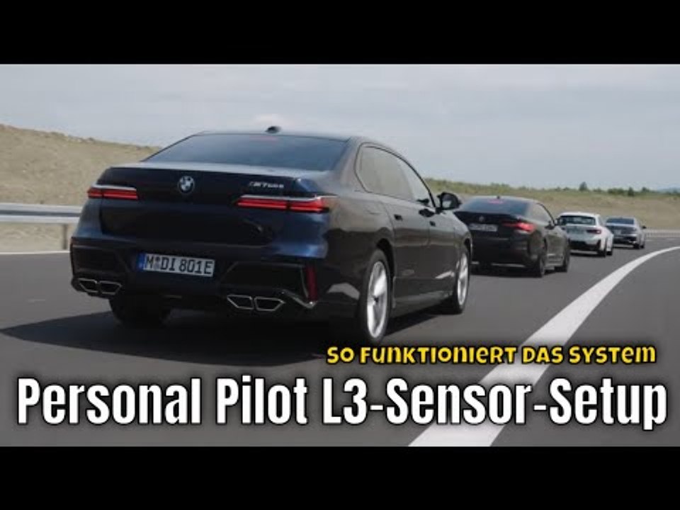 BMW 7er G70: 25 Sensoren im Detail – So funktioniert der Personal Pilot (engl.)