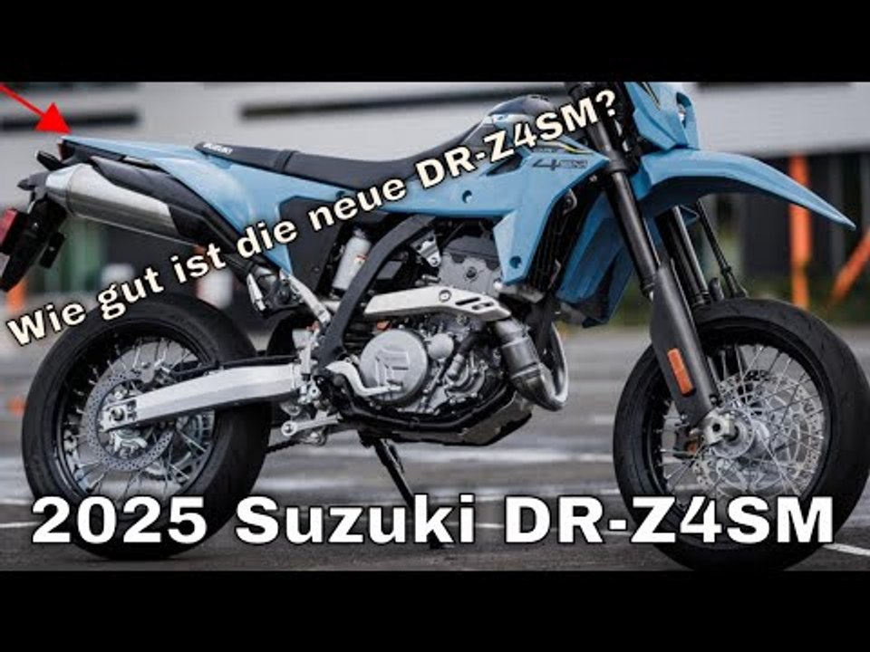 2025 suzuki dr-z4sm: 398 ccm, 154 kg, a2-freundlich | technische details