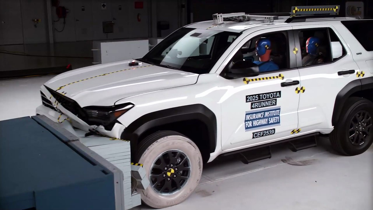 IIHS Crashtest 2025 Toyota 4Runner – Beste Bewertung im Seitenaufpralltest