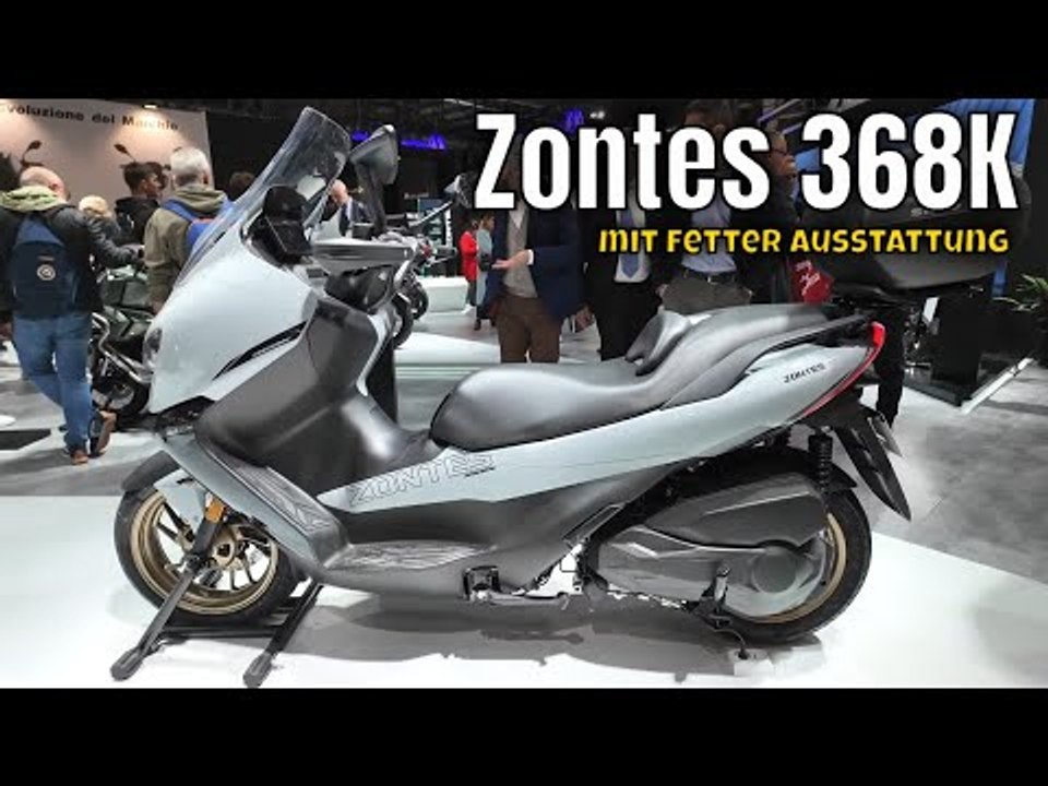 2024 Zontes 368K (ZT-368K): Ein Hightech-Scooter mit richtig Power!