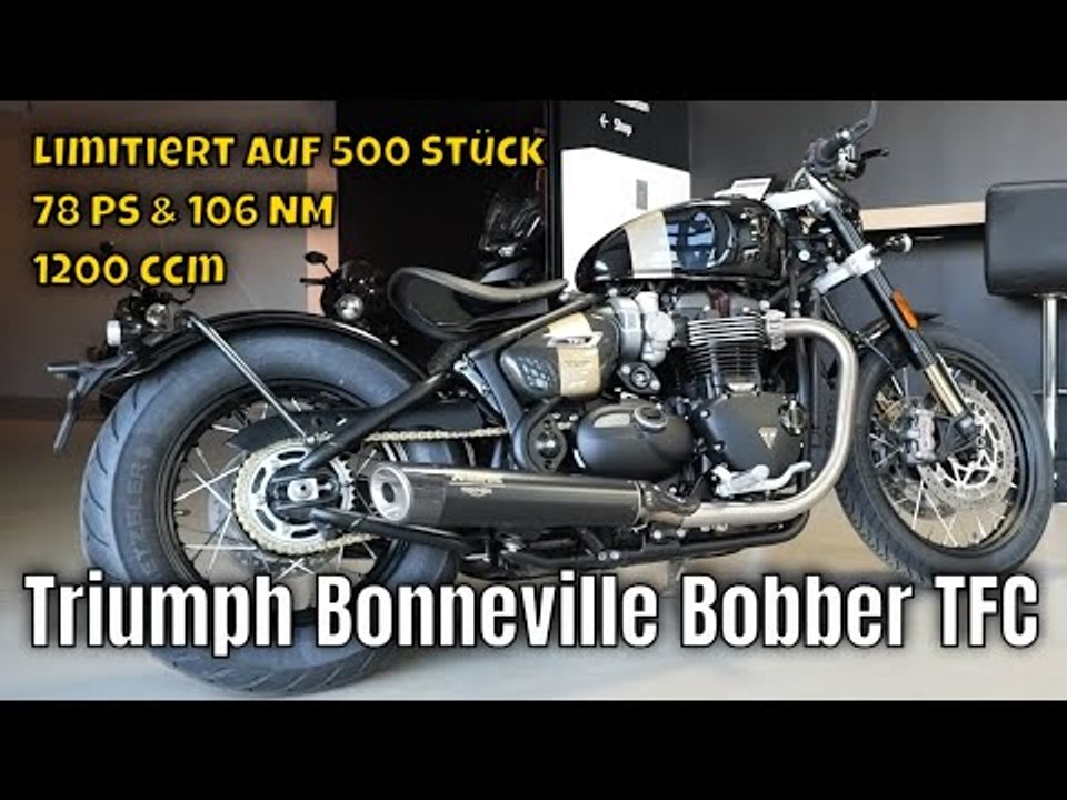 2025 Triumph Bonneville Bobber TFC Limited – höchst exklusiv und kraftvoll