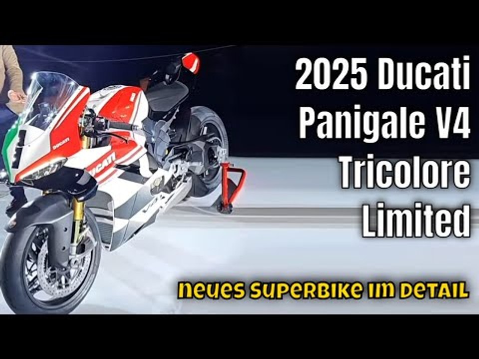 2025 Ducati Panigale V4 Tricolore: Limitierte Power-Ikone vorgestellt