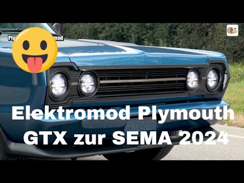 Elektromod 1967 Plymouth GTX Restomod – Mopars 335 PS Oldi zur SEMA 2024