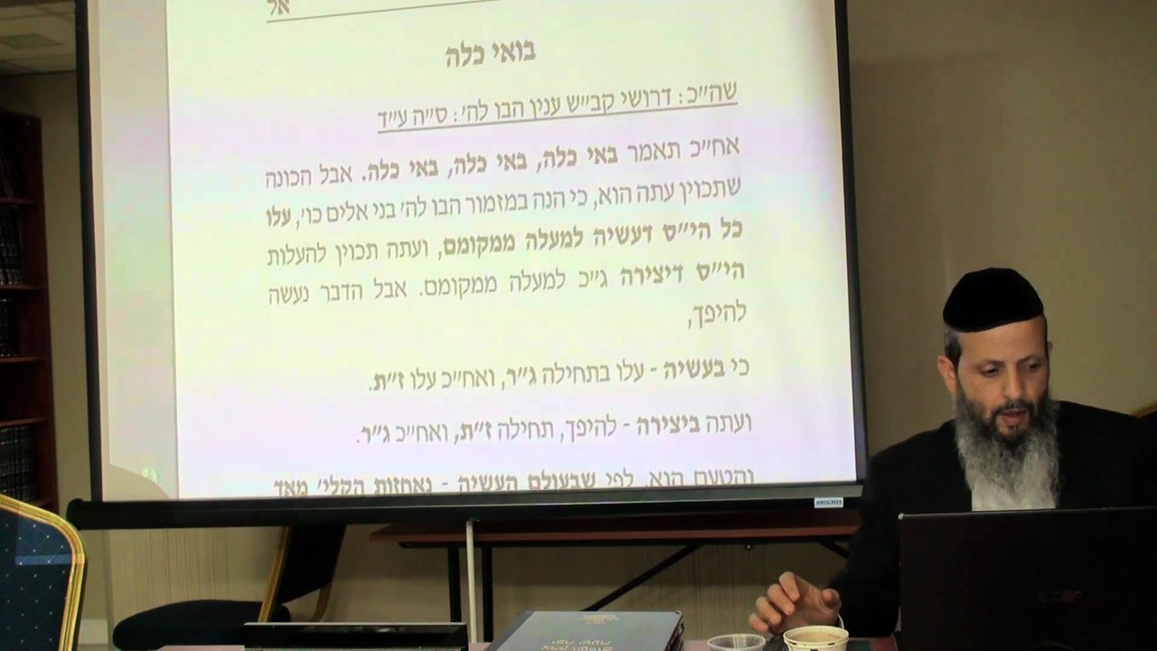 הרב יניב יעקב - כווונות השבת חדש - בואי כלה א'