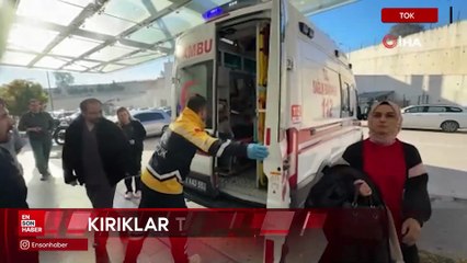Tokat'ta elini dokuma makinesine kaptıran işçi yaralandı