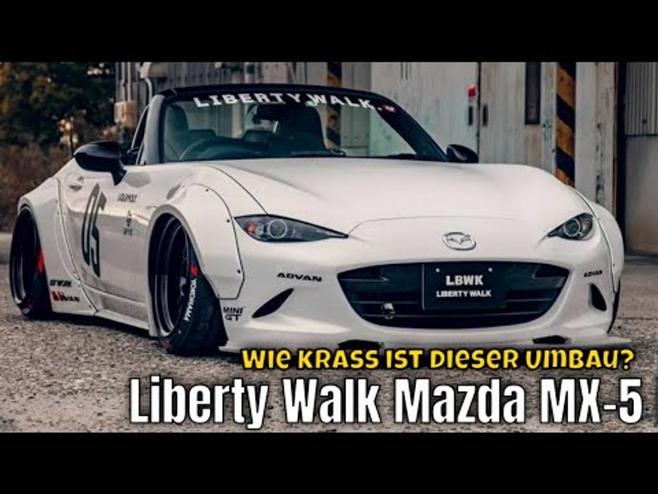 2025 Mazda MX-5 by Liberty Walk mit Widebody-Kit auf dem Tokyo Autosalon