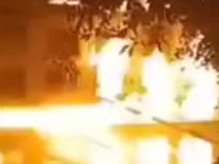 Inferno auf dem Nil: Kreuzfahrtschiff steht in Flammen