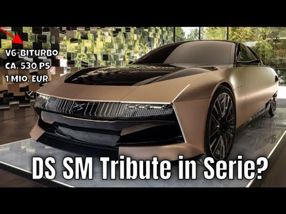 2024 DS SM Tribute: kommt die Citroën SM Hommag bald mit Maserati-V6 in Serie? | erste Fakten