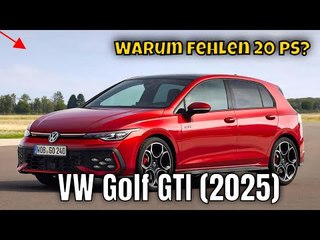 Facelift VW Golf GTI MK8.5 (2025) | warum weniger USA-Power? | die Fakten