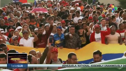 VENEZUELA l Citizens rally against the actions of U.S