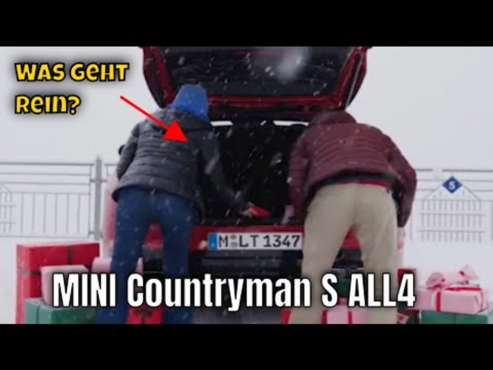 MINI Countryman S ALL4: der Winter-Champion | wieviele Geschenke passen rein?