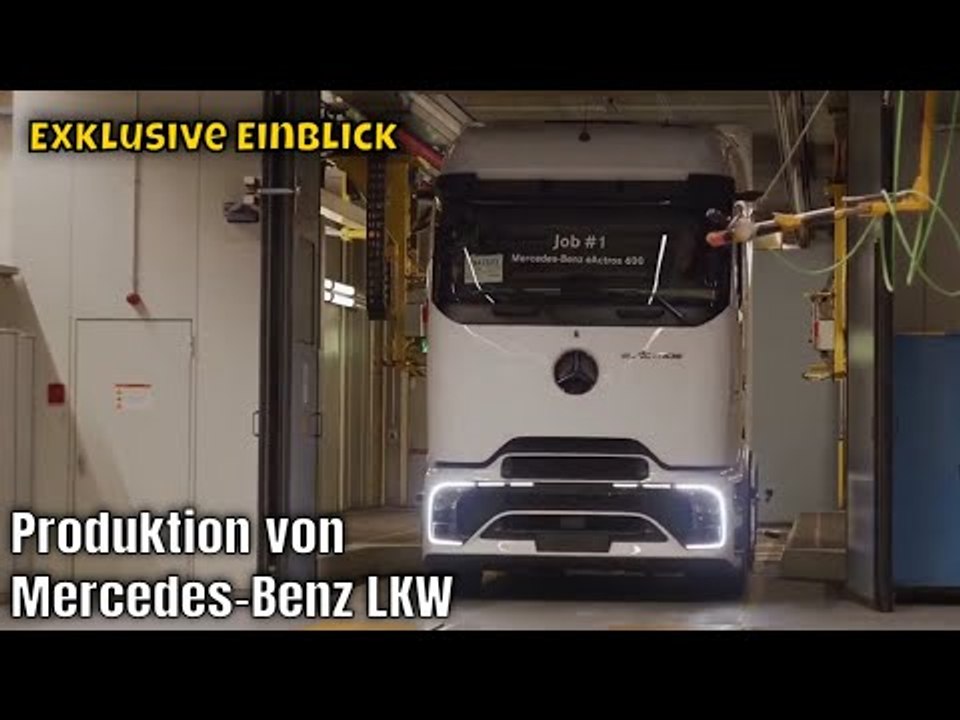2025 Mercedes-Benz Actros L & eActros 600: Walkaround, Fertigung, Erklärung mit  Frederik Neises