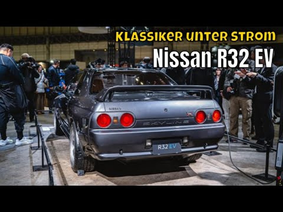 Nissan R32 EV Umbau zum Elektromod: Kult-GT-R trifft Elektropower!