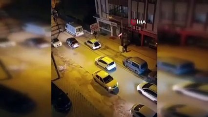 Tartıştığı Kadını Yerde Sürükledi