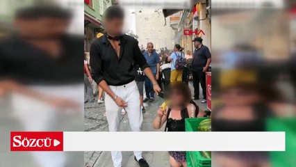 Beyoğlu'nda kadının boynuna tasma takıp gezdirdi: 2 tutuklama