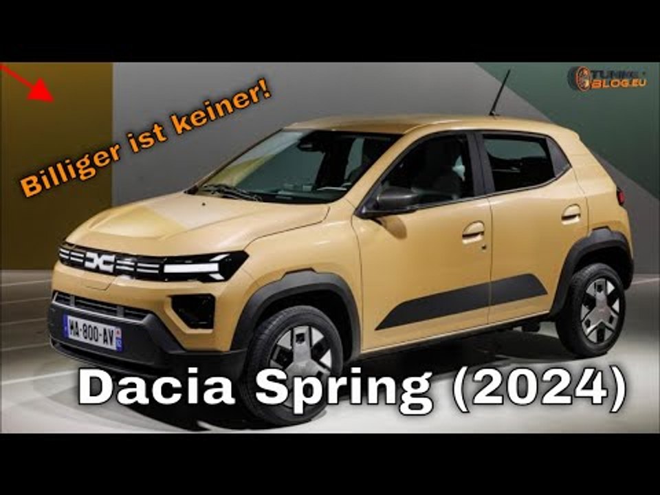 Dacia Spring 2024: Deutschlands günstigstes Elektro-SUV im Preischeck