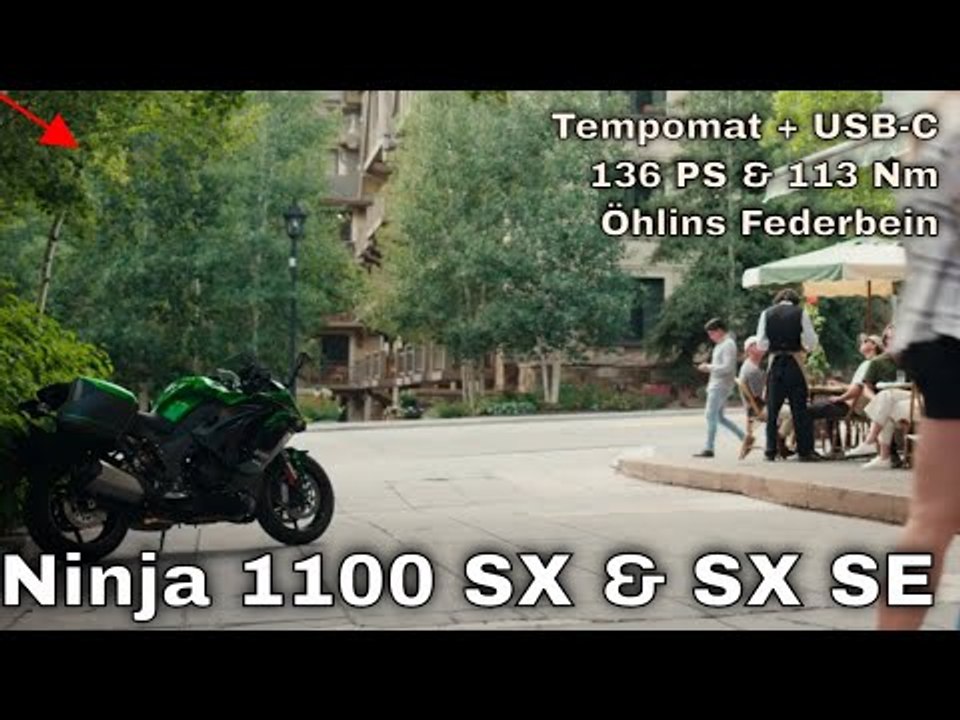 Kawasaki Ninja 1100 SX & SE (2025) – Mehr Drehmoment, weniger PS, mehr Fahrbarkeit