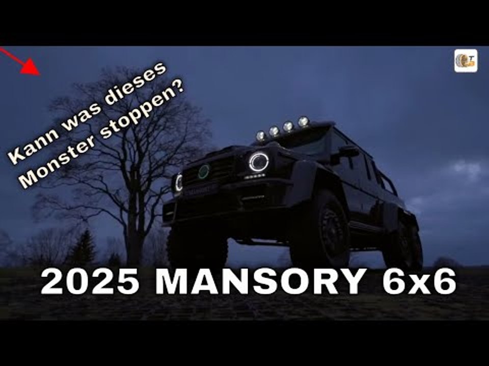 2025 mansory 6x6: 840hp mercedes g63 monster als xxl-offroader