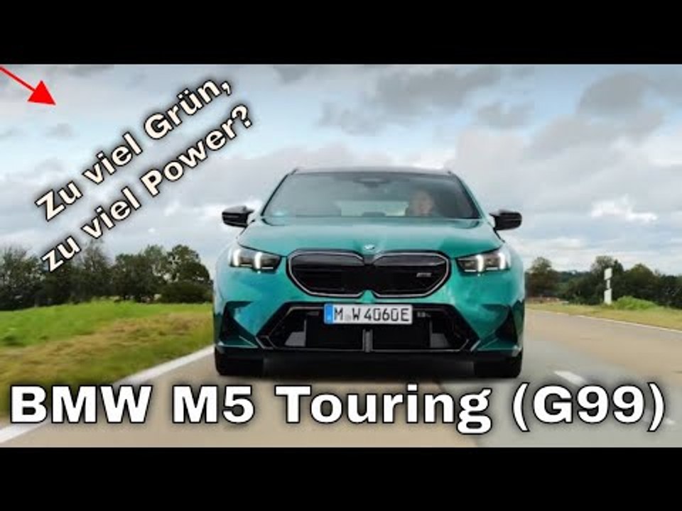 BMW M5 Touring - Isle Of Man Green | Fahraufnahmen & Interieur, Sound