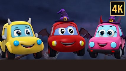 Five Wicked Witches | Scary Halloween Rhymes in 4K | Kids Channel - Cartoon Videos for Kids