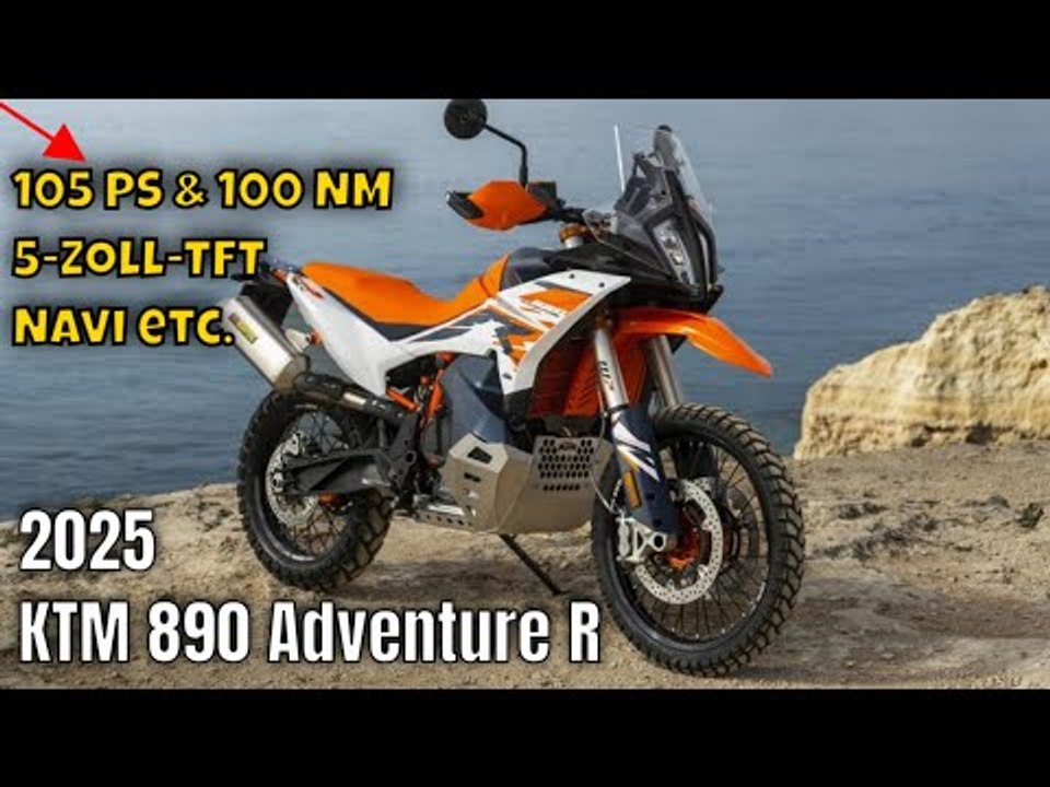 KTM 890 Adventure R 2025: Neues Design, gleiche Power, Euro 5+ | die Fakten