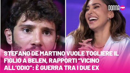 Stefano De Martino vuole togliere il figlio a Belen, rapporti “vicino all’odio”: è guerra tra i due ex
