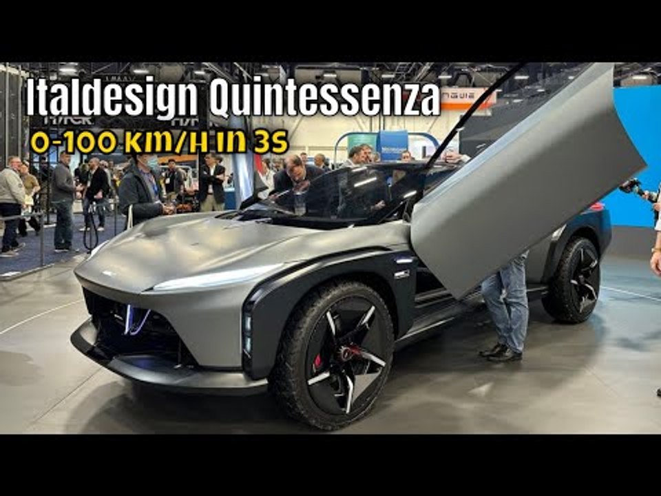 Italdesign Quintessenza zur CMS 2025: Ein Elektro-Pickup mit 777 PS und 150-kWh-Batterie!