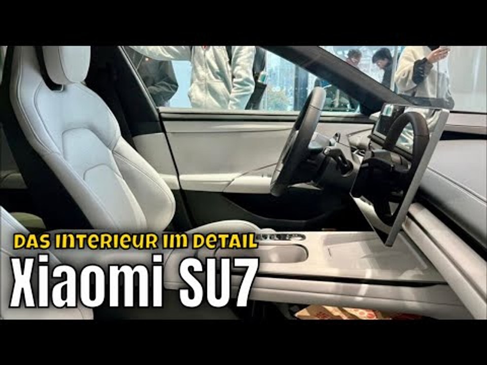 2025 Xiaomi SU7: Der Tesla-Konkurrent aus China? Das Interieur im Detail!