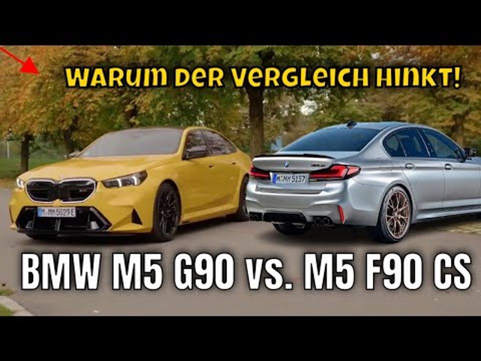 BMW M5 (G90) vs. M5 F90 (CS): Ein ungleicher Vergleich | die Fakten