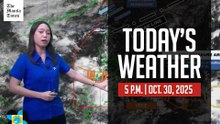 Today's Weather, 5 P.M. | Oct. 31, 2025