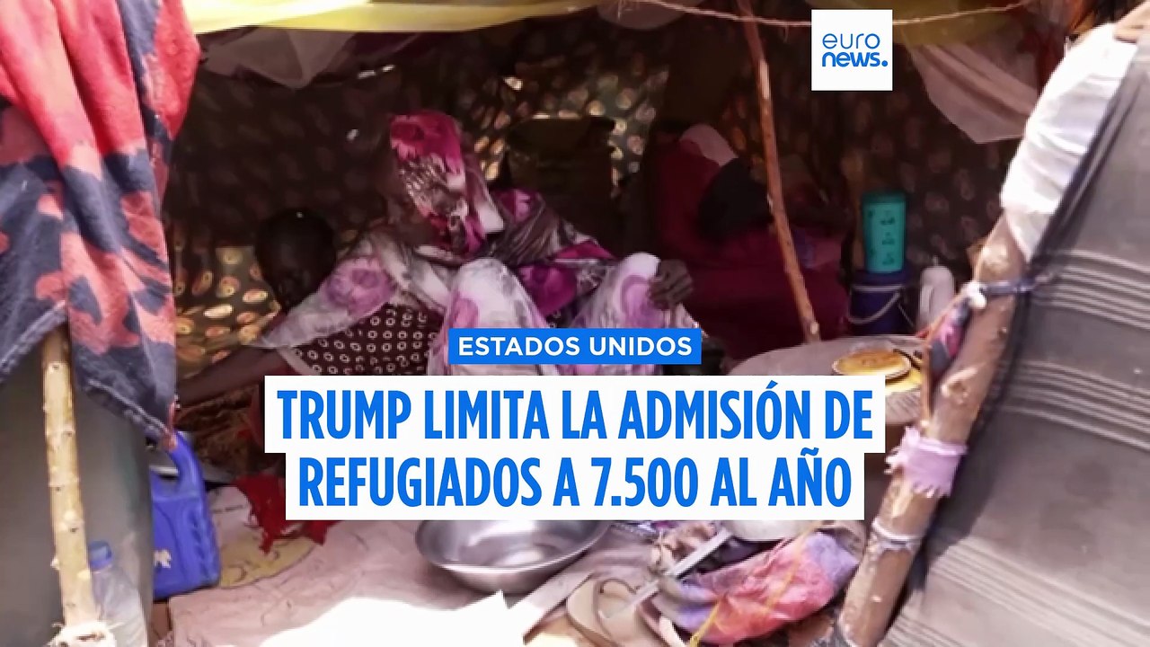 Trump limita la admisión de refugiados a 7.500 al año y da prioridad a los sudafricanos blancos