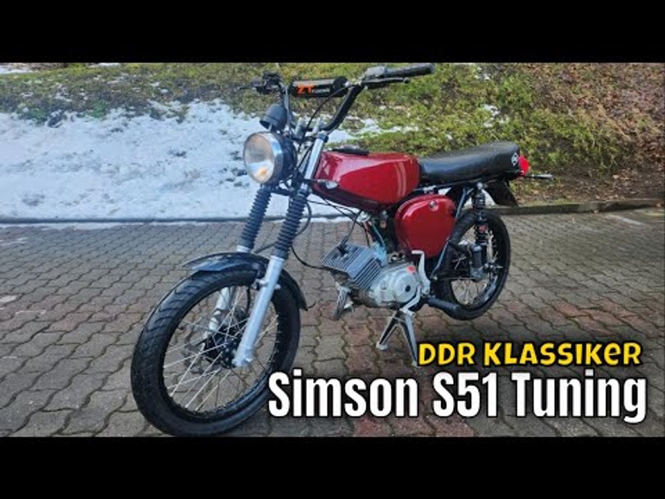 DDR Simson S51 als Tuning-Restomod – Der perfekte Mix aus Nostalgie und Hightech