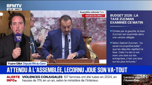 Taxe Zucman: Nous nous opposons à toutes ces nouvelles taxes qui vont être nocives pour l'économie française , assure Yoann Gillet (RN)
