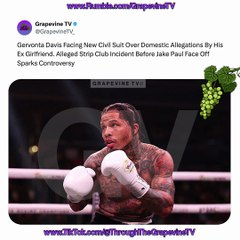 Gervonta Davis Hit With New Lawsuit Over Alleged Strip Club Incident Before Jake Paul Face Showdown.
