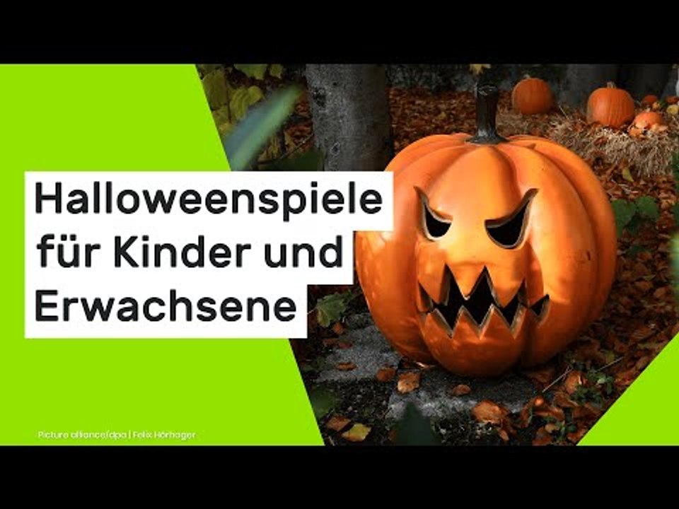Halloweenspiele für Kinder und Erwachsene: Witzige Spielideen für einen schaurig-schönen Gruselabend