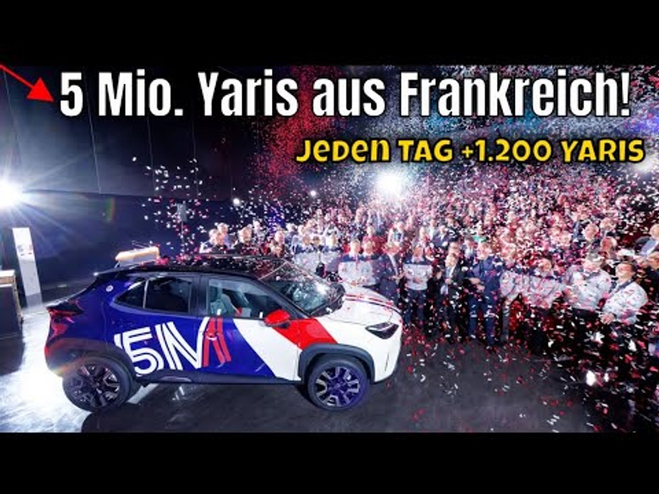 5 Millionen Toyota aus Frankreich: Was macht den Yaris Cross so besonders?